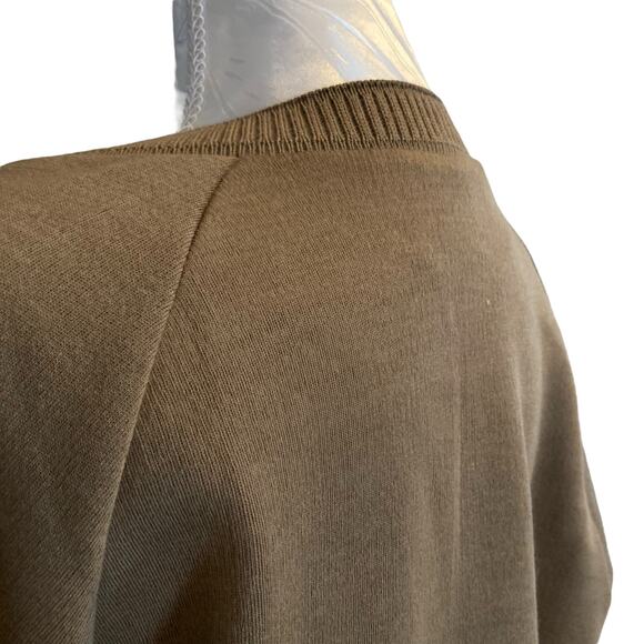 Edward Lenton Brown Wool Oversize Earth Tones Academia Golf Cardigan Size Large - Picture 15 of 16